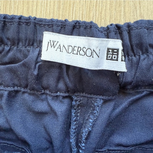 JW Anderson x Uniqlo Wide-Leg Pants in Navy Women’s Size XS - Picture 9 of 12